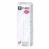 STAEDTLER ofenhärtende Modelliermasse FIMO soft, weiß, Großblock 454g, weich und geschmeidig, speziell für Einsteiger und Hobbykünstler, 8021-0