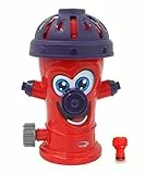 JAMARA 460622 Mc Fizz Wassersprinkler Hydrant Happy, Hydrantenstreuung dreht Sich und sprüht Wasser, schnelle Installation, Verbindung zu Standard Schlauchsystem, bringt Spaß und Abkühlung, Mehrfarbig