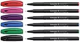 Schneider Topliner 967 Fineliner (Strichstärke 0,4 mm) 6er Etui sortiert