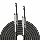 Stagg Instrumentenkabel / Gitarrenkabel / Klinkekabel - 10 Meter - 2x Klinke 6,3mm