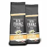 DER-FRANZ Kaffee, aromatisiert mit Vanille, gemahlen, 2 x 500 g