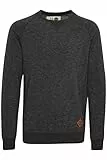 !Solid SDVituNeck Herren Sweatshirt Pullover Sweater mit Rundhalsausschnitt Baumwollmischung Regular fit, Größe:L, Farbe:Med Grey (8254)