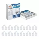 Nasendilatator zur Entlastung der Nasennebenhöhlen (12er-Pack in XL) Weiche Silikonventile - Eine einfache Lösung für Schnarcher - Wiederverwendbares Schnarchgerät von Mobi Lock
