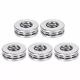 Oumefar 5 Stück 51204 Drucklager Flugzeug Druck Axialkugellager Hardware Axialkugellager Einspaltige Richtung Wälzkugellager Industriezubehör 20x40x14mm