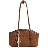 unisoul Handtasche Damen Klein Umhängetasche Schultertasche Clutch Wildleder Tasche Damen y2k Bag Vintage für Frauen Dating Reisen Party Einkaufe
