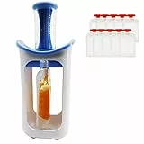 windyday Quetschie Zubereiter Mit 10 x Wiederverwendbarer Baby Quetschbeutel, Baby Lebensmittel BPA Frei Queeze Station Ideal Für Smoothie, Fruchtmus, Baby Brei, Joghurt