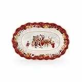 Villeroy & Boch – Toy's Fantasy Gebäckteller Weihnachten Groß, Stollenplatte, Weihnachtsteller, Weihnachten Teller Toys, Weihnachtsschale, Serviergeschirr, Weihnachtsgeschirr, Premium Porzellan
