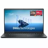 Dell 15 Laptop DC15255 15.6' FHD (1920 x 1080) 120Hz, AMD Ryzen 7 7730U, AMD Radeon Graphics, 16GB DDR4 RAM, 1TB SSD, Windows 11 Home, QWERTZ Backlit Keyboard - Black