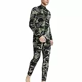 MeetHoo Thermounterwäsche Herren, Funktionsunterwäsche mit Rollkragen Skiunterwäsche Winter Thermowäsche Set Atmungsaktiv Thermo Unterwäsche Warm Thermounterhemd & Thermohosen für Männer