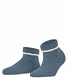 ESPRIT Damen Stoppersocken Cozy W Hp Wolle rutschhemmende Noppen 1 Paar, Blau Light Denim 6660, 39/42 EU