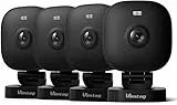 VIMTAG 2,5K Überwachungskamera Aussen, 5GHz WLAN Kamera Outdoor,Aussenkamera,Farbige Nachtsicht,Tag&Nacht PIR- Bewegungserkennung&7 * 24H Automatische Aufnahme,2-Wege-Audio,Alexa,Cloud/SD Card(4PCS)