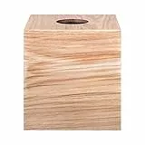blomus Kosmetiktuchbox -WILO- aus Holz, Box für Kosmetik- & Taschentücher, Tücherbox nachfüllbar, Taschentuchbox, Eiche (Quadratisch) (66438)