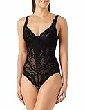 Sassa Damen Body 00904, Einfarbig, Gr. 80D, Schwarz (Schwarz 00500)
