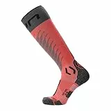 UYN Damen Ski One Merino Socks, Rosa Schwarz, 37-38 EU
