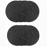 Alrens Filzuntersetzer Rund 30 cm Tischset Filz Topfuntersetzer Filzuntersetzer Für Gläser Und Pflanzen Untersetzer Filz Schwarz
