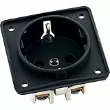 Berker Integro Schuko-Steckdose, schwarz matt