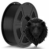 TECBEARS PLA Filaments 1.75mm Schwarz, 1kg 3D Drucker Filament PLA, Filament 3d Druckmaterialien, Vakuumverpackung,Maßgenauigkeit +/- 0,02 mm, 1kg Spule (2,2lbs) PLA Filament für Intelligentes Drucken