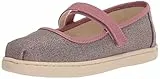 TOMS MARY JANE Mary Jane Canvas Mädchen, EU 19.5, Dunkelrosa(Raspberry Multi Twill Glimmer)