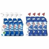 Sagrotan Bad-Reiniger Ozeanfrische – 2in1 Desinfektionsreiniger für Hygiene im Bad – 4 x 750 ml Sprühflasche + WC-Reiniger Ozeanfrische – 2in1 Reinigung mit Antischmutzfilm für WC-Frische – 4 x 750 ml