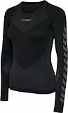 Hummel Damen First Seamless Jersey L/S W Trikot, Schwarz, M-L EU