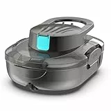 BRINBO S1PRO 2026 Upgrade Poolroboter mit 120 Min Automatisch Reinigungszeit, Poolsauger Akku mit Dual-Motoren, 2,5H Ladezeit, Leichter Poolreiniger für Oberirdische Pools bis 100 m², Grau