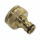 VBPBHFFNMW 3 stücke Pure Messing 3/4 '' - 1 '' Wasserhähne Standardsteckverbinder Waschmaschine Waffe Schnellanschluss Montage Rohrverbindungen 16mm Schlauch Gartenwasseranschluss