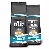 Der-Franz Melange Kaffee, gemahlen, 2 x 500 g