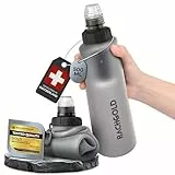 Bachgold® Squeeze Wasserfilter Outdoor – Ultraleichter Trinkwasserfilter mit Virus-Filtration für Camping, Survival, Notfall, Bushcraft | Filtert Viren, Bakterien & Mikroplastik (Weiss, 500 ml)
