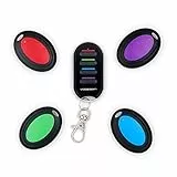 VODESON Schlüsselfinder Wireless Key Finder mit 4 Empfängern RF Item Locator, Item Tracker Support Fernbedienung, Haustier Tracker, Wallet Tracker (4 Empfänger)