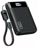 INIU Power Bank, Ultra Klein 20000mAh 22.5W Schnellladefunktion Power Bank, USB-C In&Out Externe Handyakkus, Klein Aber Stark Akkupack für iPhone 17 16 15 Pro, Samsung S25 S24, iPad, Travel & Camping