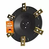BEOS® PREMIUM Mähroboter Tuning-Messerteller für 6x Klingen - glasfaserverstärkte Messerscheibe - Drehscheibe kompatible mit Worx Landroid S&M(ab BJ 2020) & Vision M600, Landxcape, Ferrex, uvm.