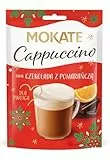 MOKATE - Cappuccino Schokolade Orange - Cremiger Instant-Kaffee mit Milchschaum - Coffee Chocolate Orangen - Aromatisch Süß Kaffeepulver - Kaffeegetränk Einfach mit Heißem Wasser Aufgießen - 40g