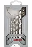 Bosch 7x PRO Metal HSS-G Spiralbohrer-Set (für Nichteisenmetalle, Stahl, Ø 2,0, 3,0, 4,0, 5,0, 6,0, 8,0, 10,0 mm, Professional Zubehör Bohrmaschine/Schrauber)