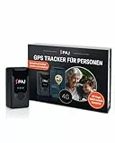 PAJ GPS Easy Finder 4G - GPS-Tracker für Kinder, Senioren & Demenz - Sprachnachrichten - Echtzeit-Ortungsgerät mit SOS-Notrufknopf - bis zu 14 Tage Akkulaufzeit - Mini GPS Tracker