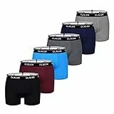 CLALER Herren Boxershorts 6er Pack Baumwolle Men Retroshorts Männer Unterwäsche Unterhosen S,M,L,XL,XXL (Mehrfarbig ×6, XXL)