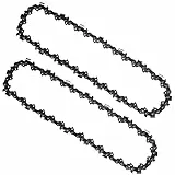 Opuladuo 2 x Sägekette 20 cm 3/8'' 1,1 mm 33 TG, Kettensäge Kette kompatibel für Einhell FORTEXXA 18/20 TH & GC-LC 18/20 Li T, kettensägenketten kompatibel mit WORX WG349E.9