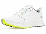 Skechers Club Golfschuh für Herren, wasserabweisend, Cleat-Sneaker, Weiß, Größe 43
