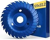 FALKENWALD Raspelscheibe 125 Cut & Rasp - Flexscheibe für Holz 125mm, Frässcheibe für Winkelschleifer, schleifen rasp