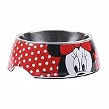 CERDÁ LIFE'S LITTLE MOMENTS - for Fan Pets Minnie Mouse Katzen- und Hundenapf - Offizielle Disney Lizenz Mehrfarbig M