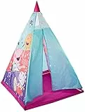 John Original Tipi Spielzelt Spielhaus Peppa Pig mit Kunststoffstangen, 72807, Türkis