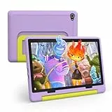 Freeski Kinder Tablet 10.1 Zoll, Android 14 Tablet für Kinder mit Kindersicherung APP, 8GB+64GB+1TB Erweiterbar, 5MP+8MP, 5000mAh, Wi-Fi 6, Bluetooth5.0, Type-C (Lila)