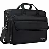 Taygeer Laptoptasche 17 Zoll, Aktentasche Herren Groß Arbeitstasche Büro Business Notebooktasche Wasserdicht Laptop Tasche für Arbeit Reise Geschenke für Männer, Schwarz