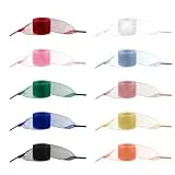 COMNICO 10 Paar Satin Schnürsenkel Breite Flachsenkel Ribbon Shoelace Ersatz Schnürsenkel für Turnschuhe, Laufschuhe, Sportschuhe (10 Farben)