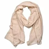 Outrip Damen Baumwollschals Damen Leichter Weicher Modeschal Hals Fester Wickelschal (ZBirdPink)