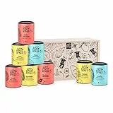 Just Spices Allrounder Gewürzbox I 8 vielseitige Gewürzmixe I In hochwertiger Holzbox verschenken I Gewürzbox