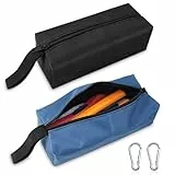 Werkzeugtasche Klein Leer Wasserdicht Werkzeugtaschen Tragbare Werkzeugbeutel Multifunktional Aufbewahrungstasche Mehrzweck Verschleißfest(25 x 9 x 8 cm, Polyester)
