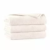 ZWOLTEX einfarbige Premium Handtuch Sets - Badetuch - Handtuch - Gästetuch | 4 Größen 12 Farben | 100% Ägyptischer Baumwolle I Sammlung Kiwi 2 - Kiwi 2 Ecru-K1-5722 2X(70x140)