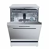 Haier Geschirrspüler freistehend 60 cm I Washlens Plus Series 2 I 14 Maßgedecke, 5 Programme, Aquastop-Schlauch, Besteckschublade, leise I XF 4B2E1S-84