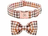 Elegant little tail Hundehalsband, Komfortables Hundehalsband mit Schleife, Herbst Haustierhalsband Verstellbare Hundehalsbänder für kleine, mittlere und große Mädchen- oder Jungenhunde