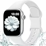 Higgs Patented Ersatzarmband Kompatibel mit Apple Watch Armband 40mm 41mm 38mm 42mm 44mm 45mm 46mm 49mm,Silikon Sport Armbänder für iWatch SE Series 10 9 8 7 6 5 4 3 2 1 Ultra Damen Herren